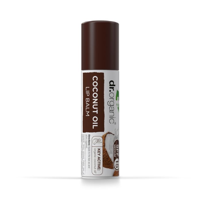 Бальзам для губ Coconut Oil Bálsamo Labial Hidratante Dr Organic, 5,7 ml цена и фото