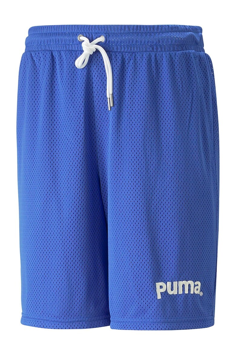 

Шорты со шнурками и перфорацией Puma, синий