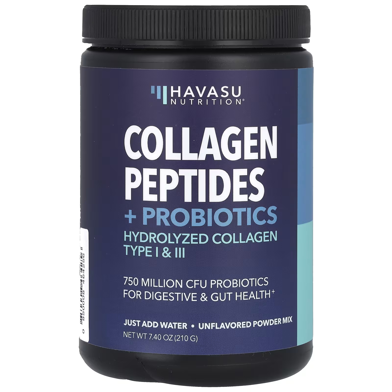 Коллагеновые пептиды + пробиотики без ароматизаторов, 7,40 унций (210 г) Havasu Nutrition