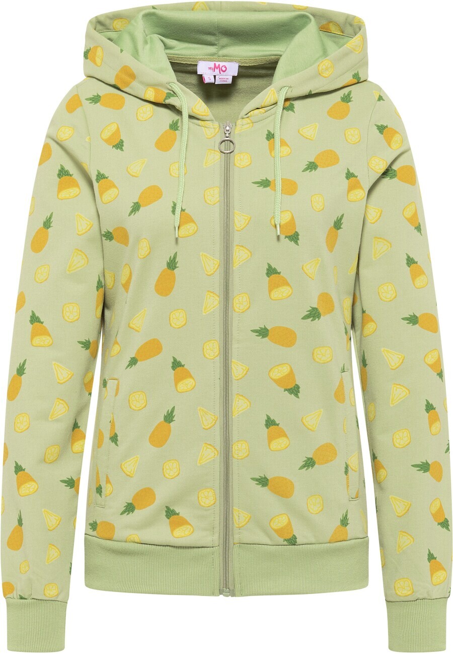 

Худи на молнии Mymo, цвет Green/Light Green