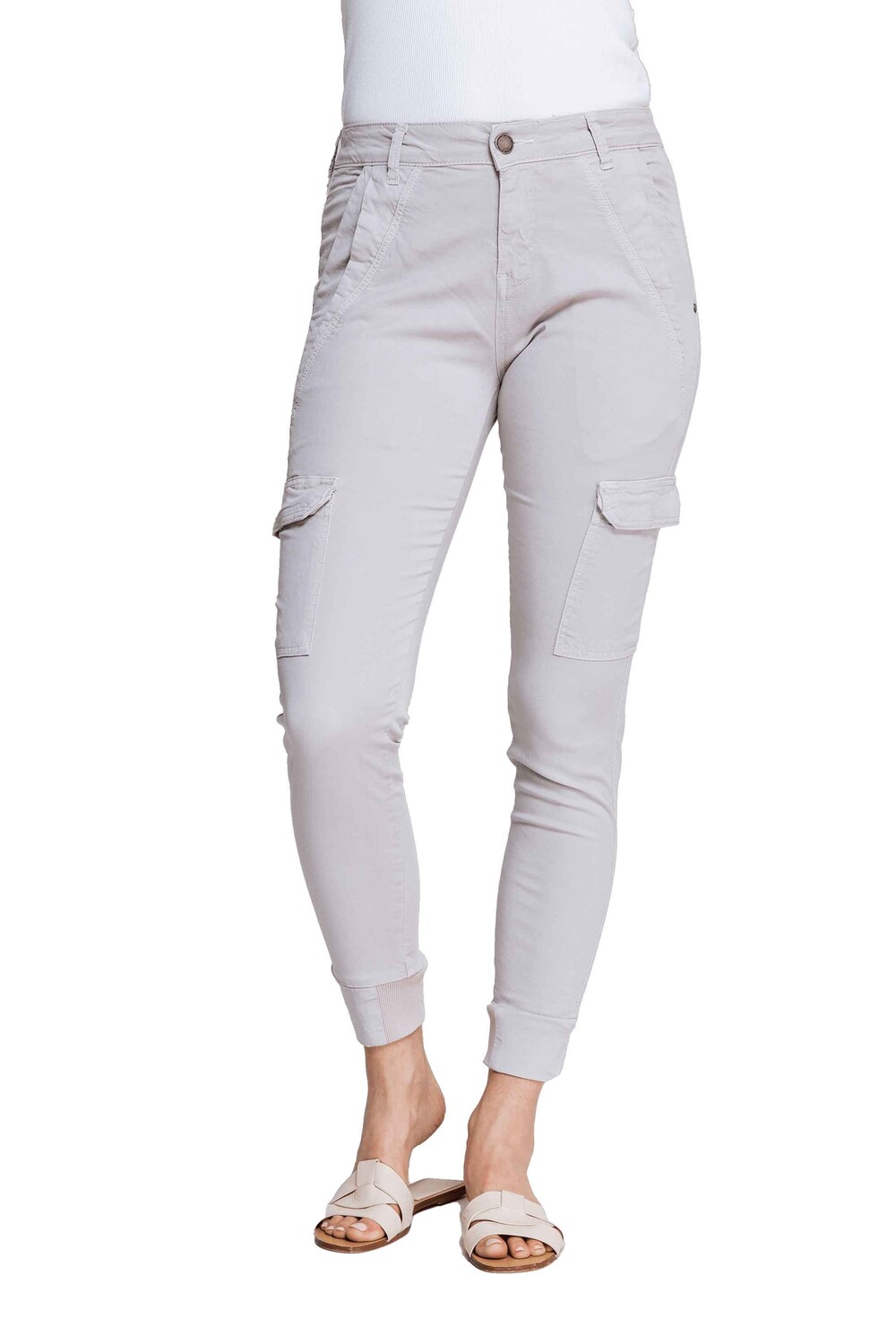 

Брюки ZHRILL Zhrill Damen Cargohose HELLE, натуральный