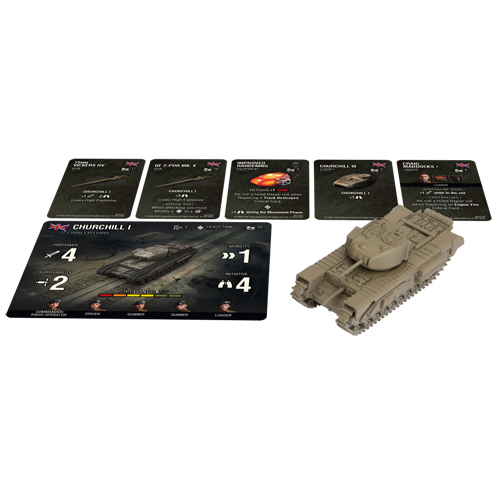 Фигурки World Of Tanks Expansion – British (Churchill I) фигурки churchill 3″ gun carrier x2