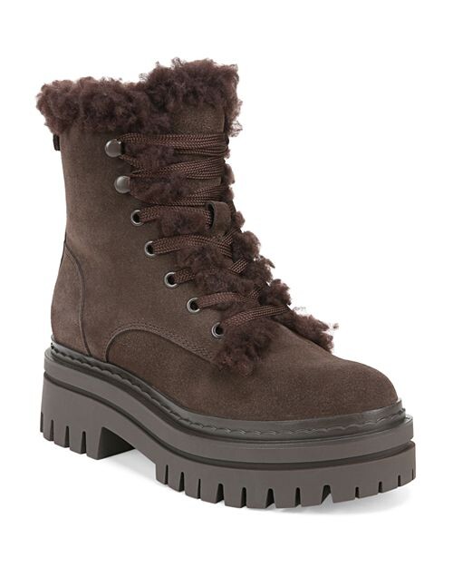 

Женские ботинки Kyler 2 на шнуровке для холодной погоды Sam Edelman, цвет Brown