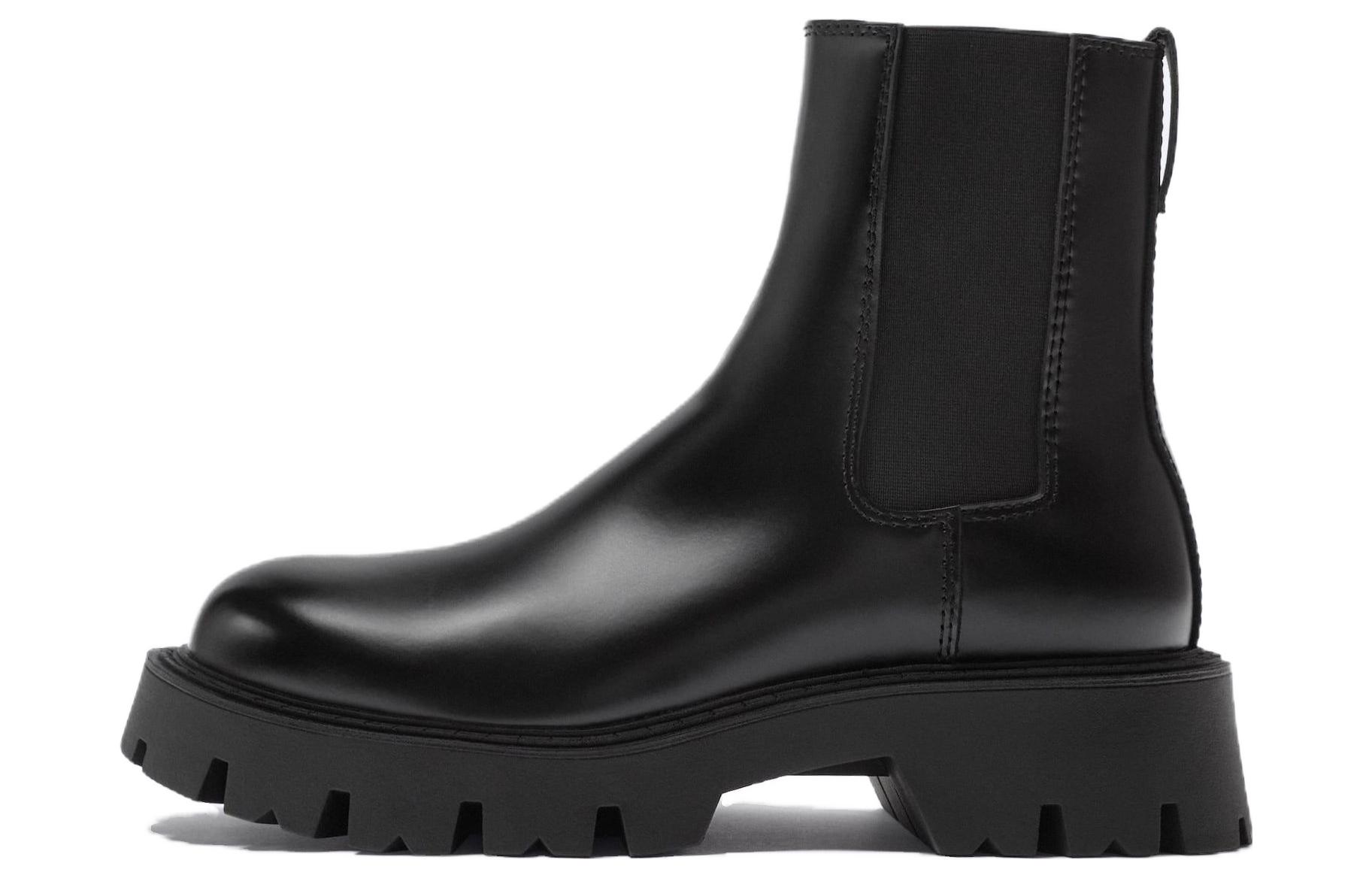 Ботинки Челси Zara Мужчины, черный ботинки челси zara detail черный
