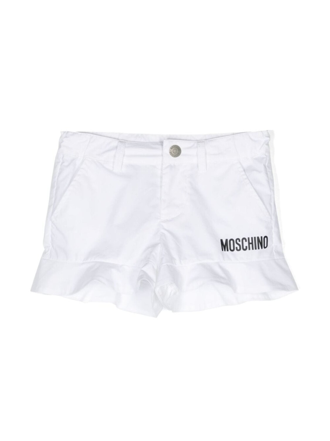 

Шорты с логотипом Moschino Kids, белый