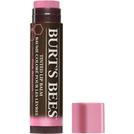 100% натуральный увлажняющий тонированный бальзам для губ Pink Blossom, Burt'S Bees