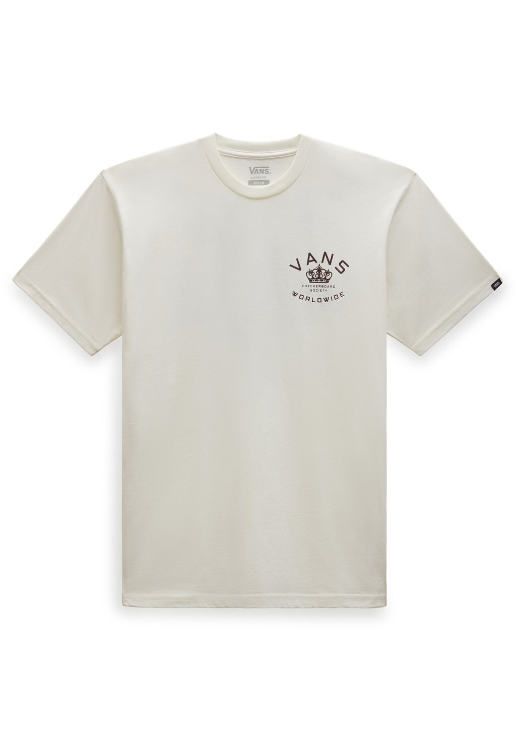 

Футболка с принтом Checkerboard Society Tee Vans, цвет marshmallow
