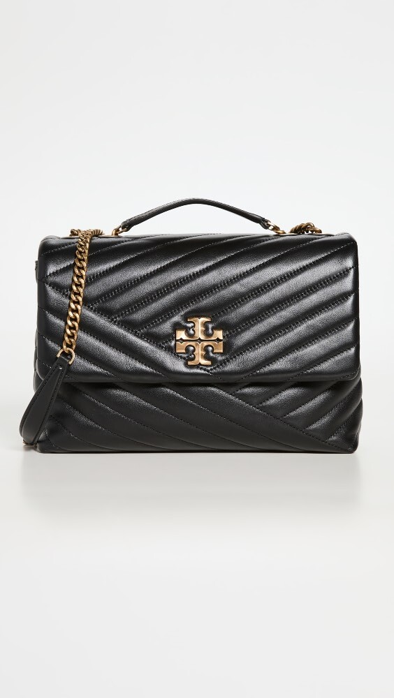 

Сумка через плечо Tory Burch Kira Chevron Convertible Shoulder, черный