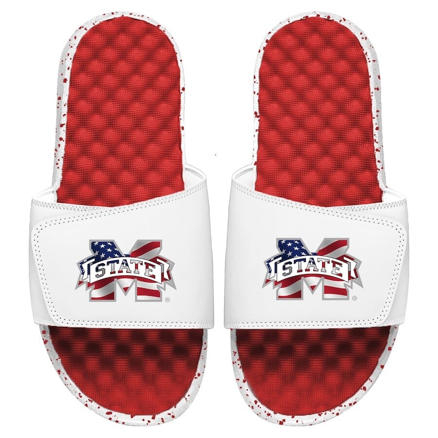 

Шлепанцы ISlide Mississippi State Bulldogs, красный