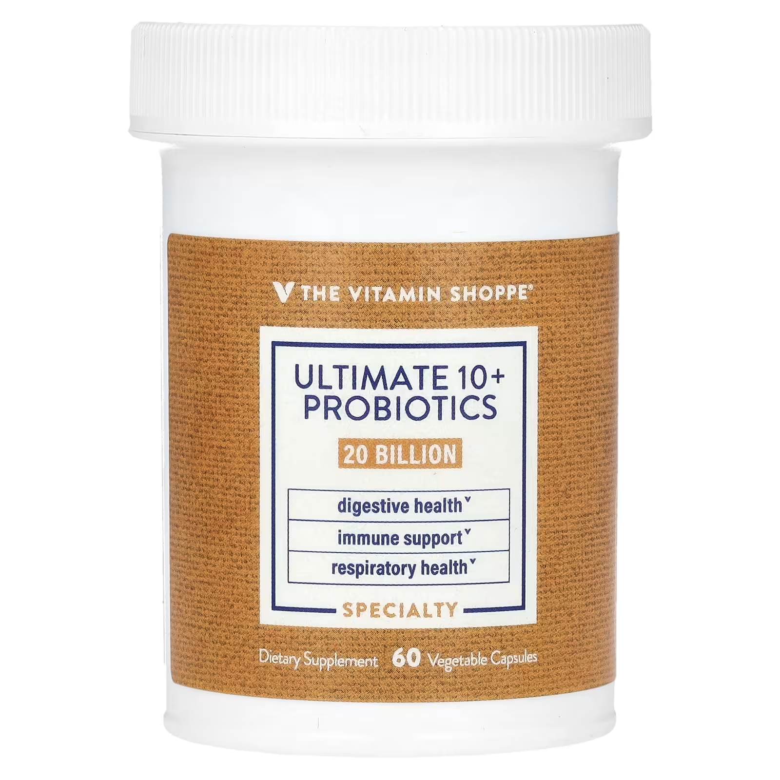 Пищевая добавка The Vitamin Shoppe Ultimate 10+, 60 растительных капсул ultimate 10 пробиотиков 30 миллиардов кое 60 растительных капсул the vitamin shoppe
