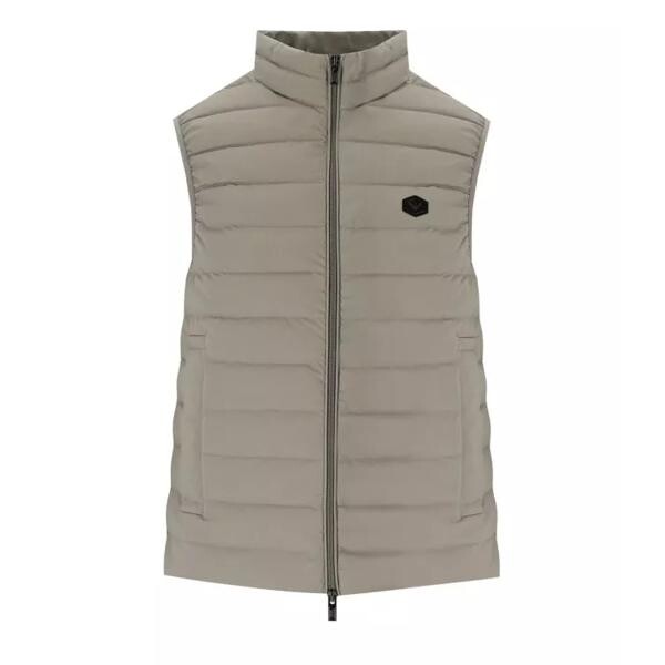 

Куртка essential greige quilted vest Emporio Armani, серый