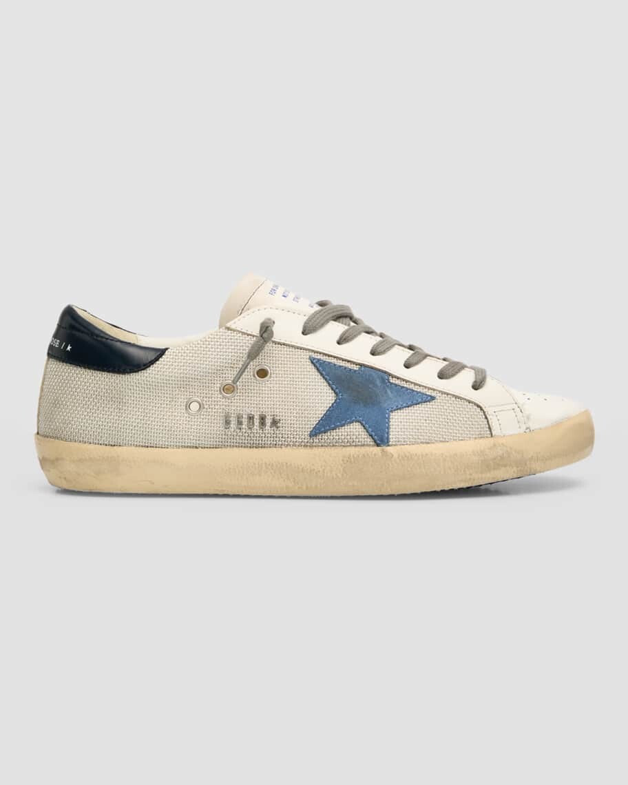 

Мужские текстильные низкие кроссовки Superstar Golden Goose