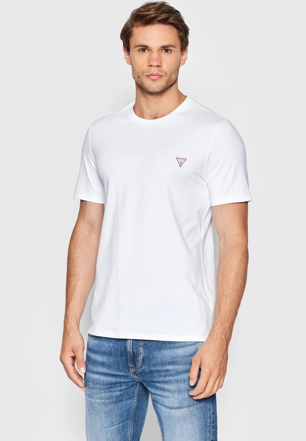 

Базовая футболка Kurzarm Guess, цвет weiß
