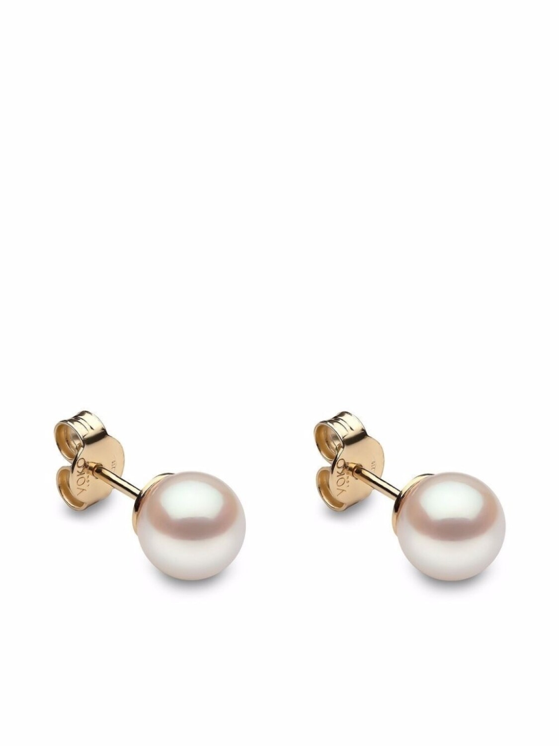 

Серьги-гвоздики Classic из желтого золота с жемчугом Yoko London, золотой