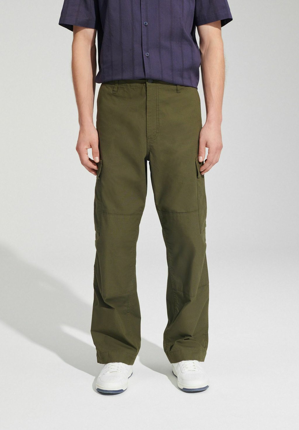 Брюки-карго Ripstop Cargo Trousers Relaxed Fit Next, цвет khaki green