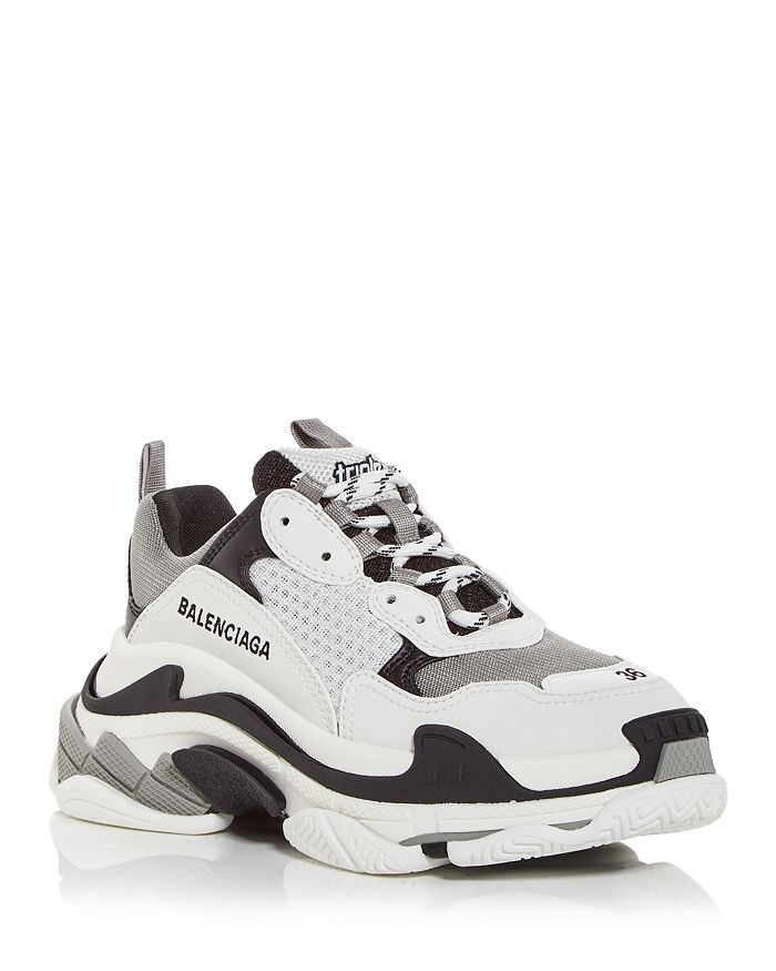 

Женские массивные кроссовки Triple S с прозрачной подошвой Balenciaga