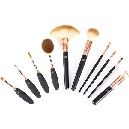 

Набор профессиональных косметических кистей Rio Makeup Artist's, коричневый Rio Beauty