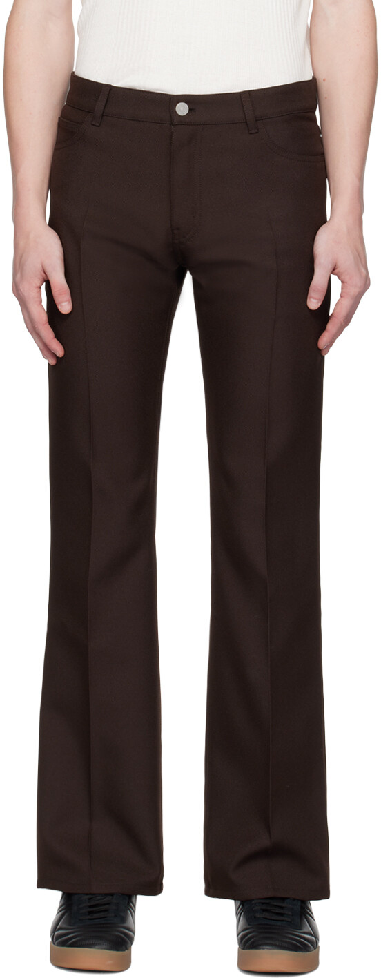 

Коричневые брюки Courreges Bootcut, Коричневый
