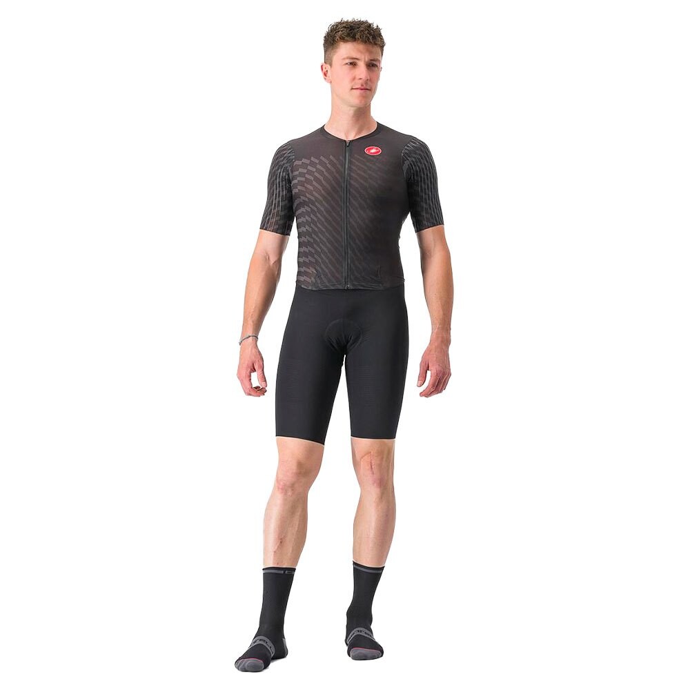 

Костюм для триатлона с коротким рукавом Castelli PR 2, серый