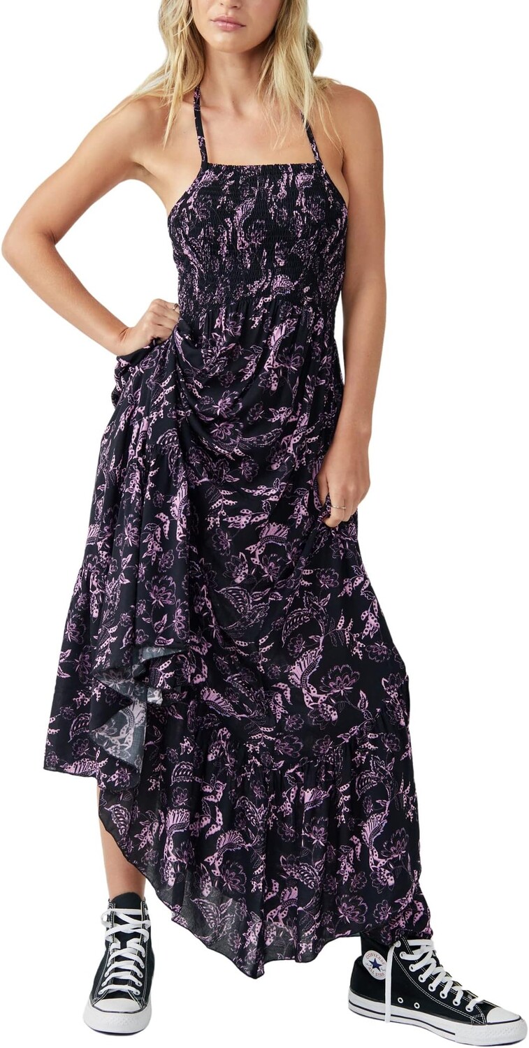 

Платье Heat Wave Printed Maxi Free People, цвет Dark Night Combo