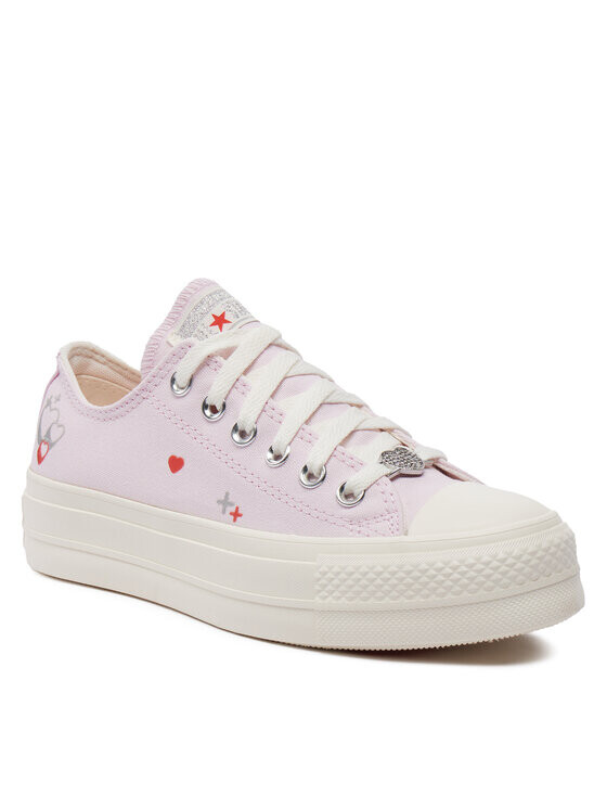 

Кроссовки из ткани Converse, розовый