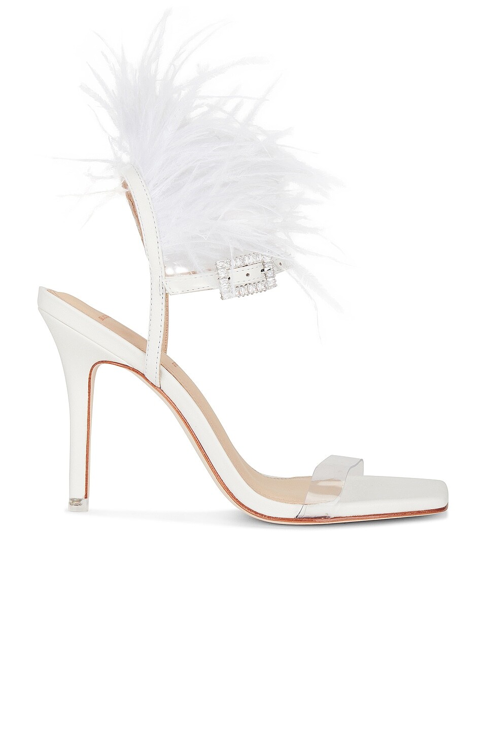 

Сандалии BLACK SUEDE STUDIO Trinity Heeled, цвет White Leather