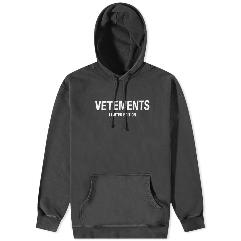 

Толстовка с логотипом Vetements Limited Edition, черный