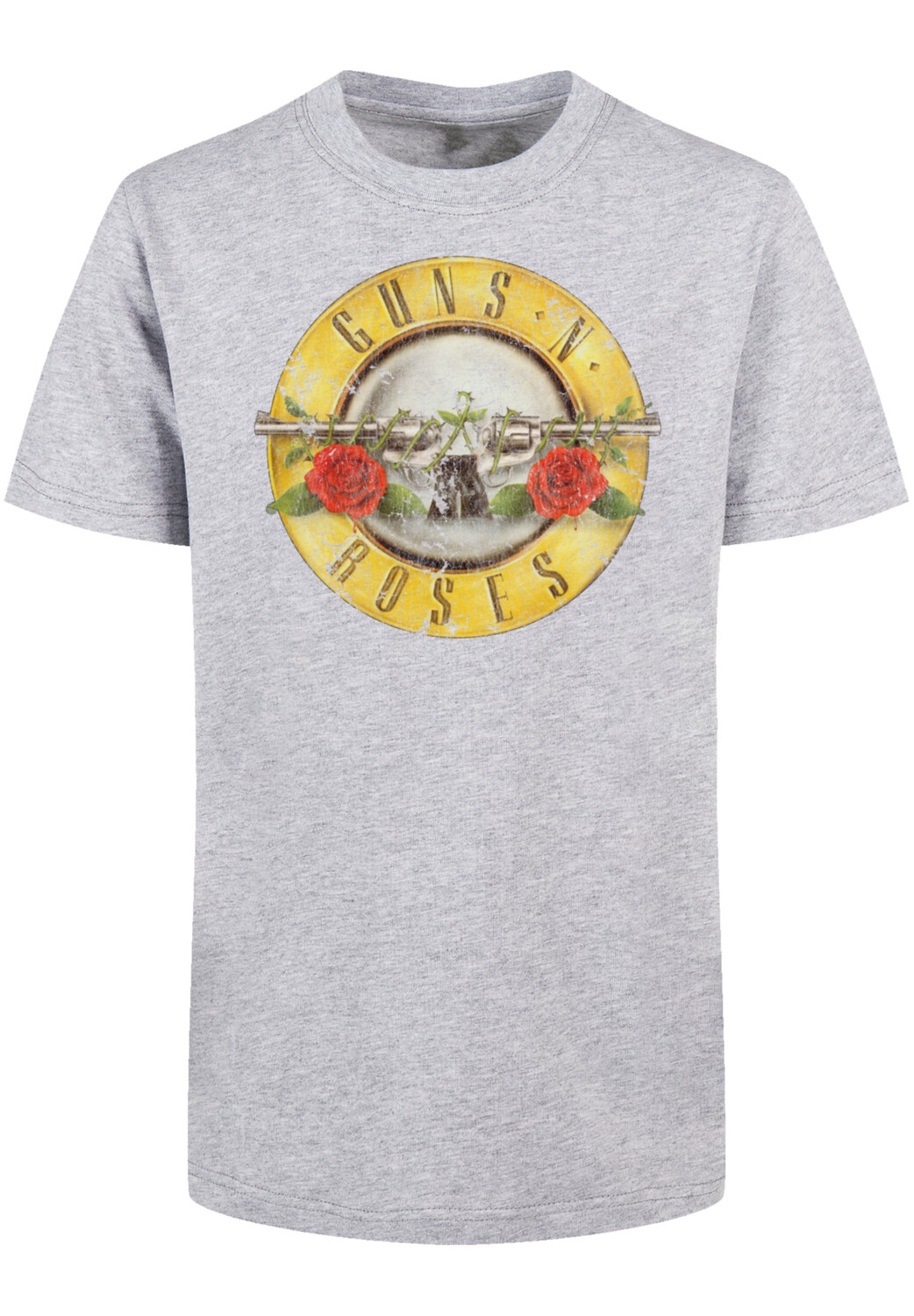 

Футболка F4NT4STIC Basic Kids Tee Guns 'n' Roses Vintage Classic Logo Black, цвет heathergrey