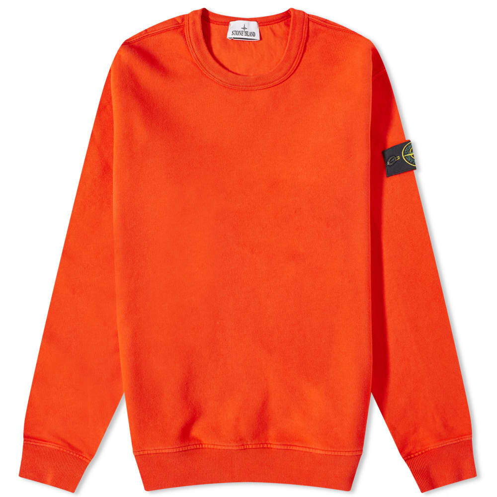 

Свитшот для экипажа Stone Island, окрашенная в одежду