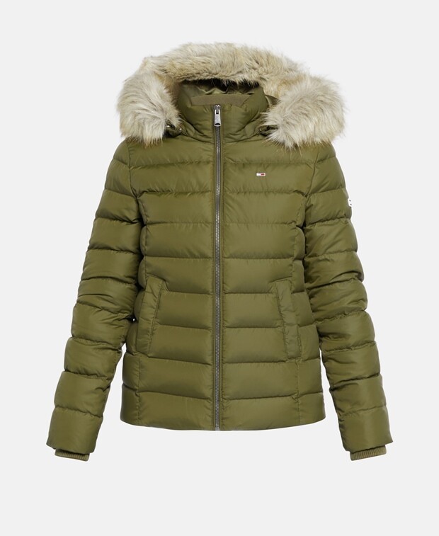 

Стеганая куртка Tommy Jeans, зеленый