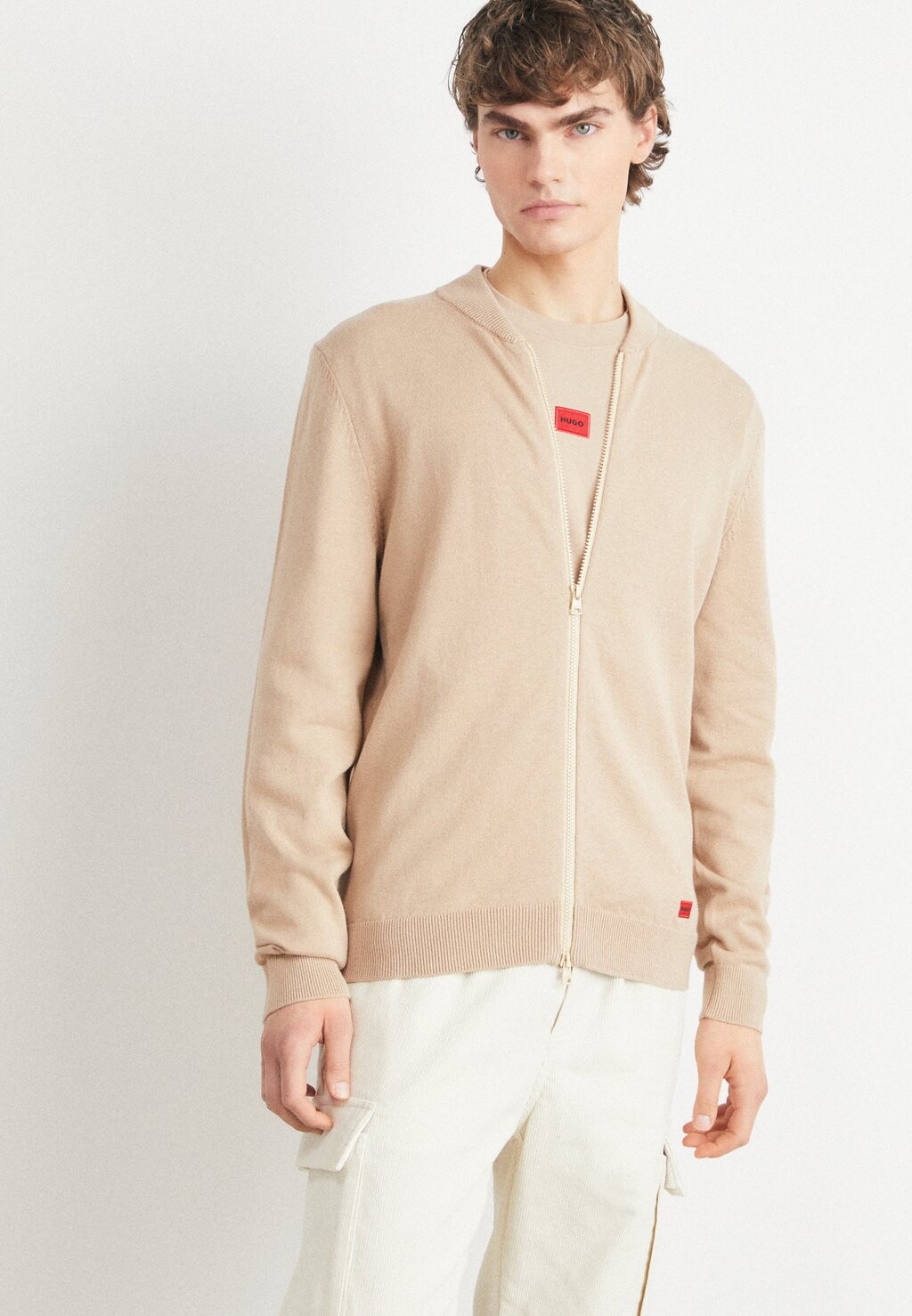 

Кардиган San Jaque HUGO, цвет medium beige