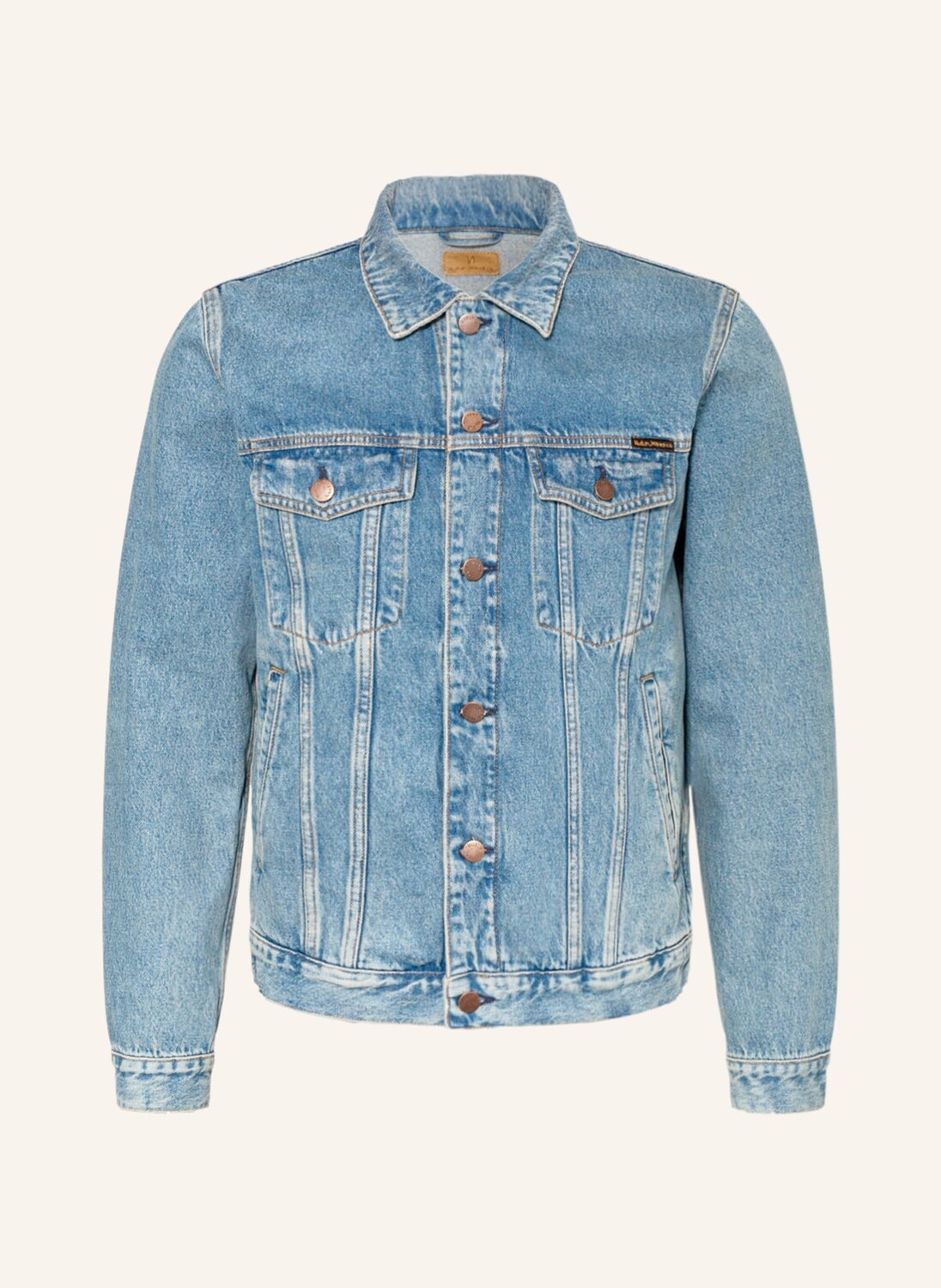 

Джинсовая куртка Nudie Jeans ROBBY, синий