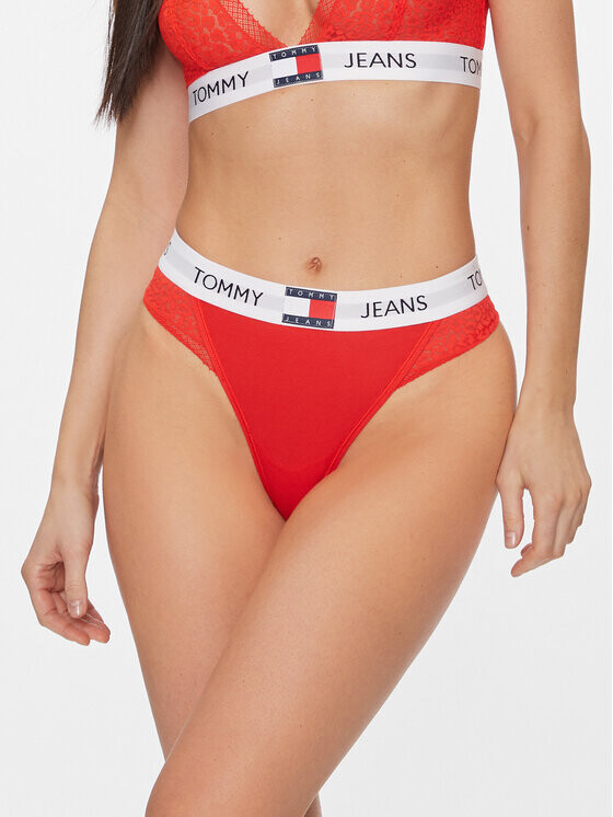 

Струнная танга Tommy Jeans, красный