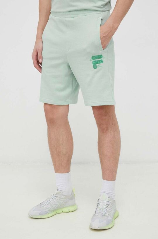 

Шорты из хлопка Fila, бирюзовый