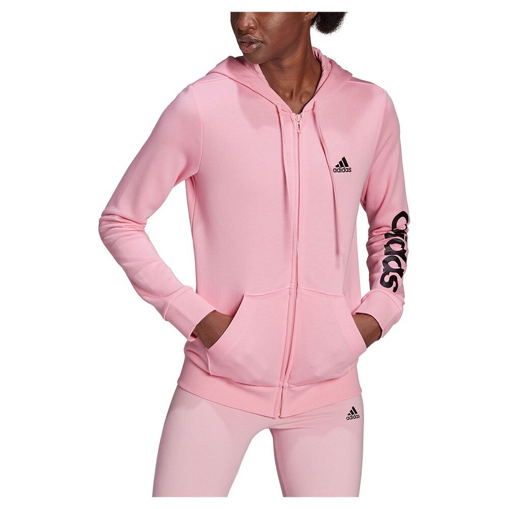 

Толстовка adidas Sportswear Linear FT Full Zip, розовый