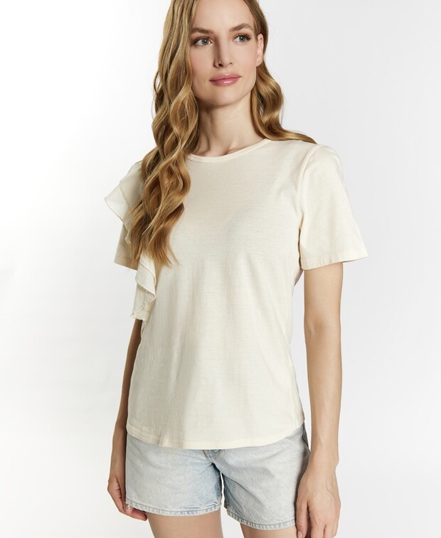 

Футболка Dreimaster, цвет Wool White