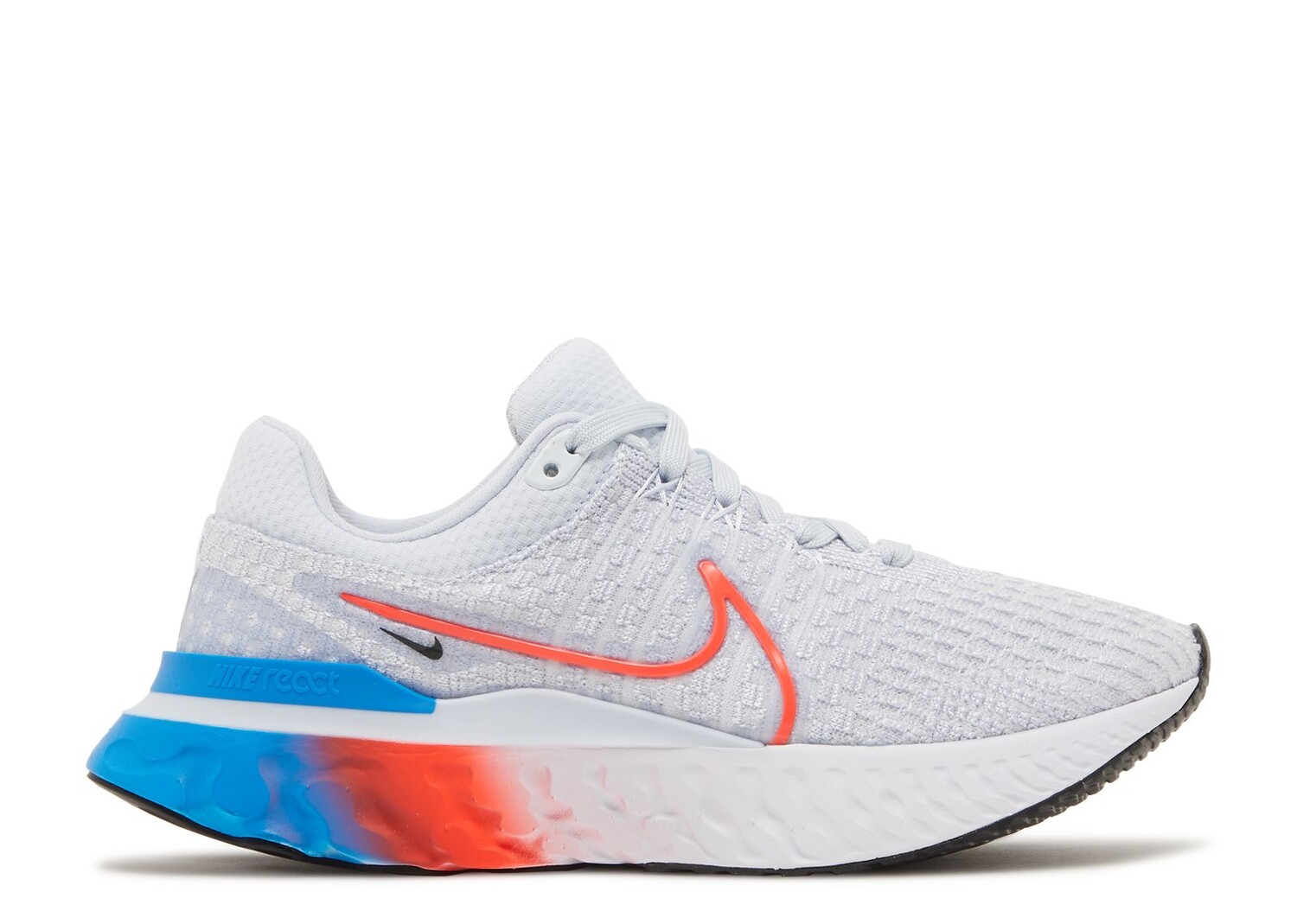 

Кроссовки Nike Wmns React Infinity Run Flyknit 3 'Grey Bright Crimson', серый