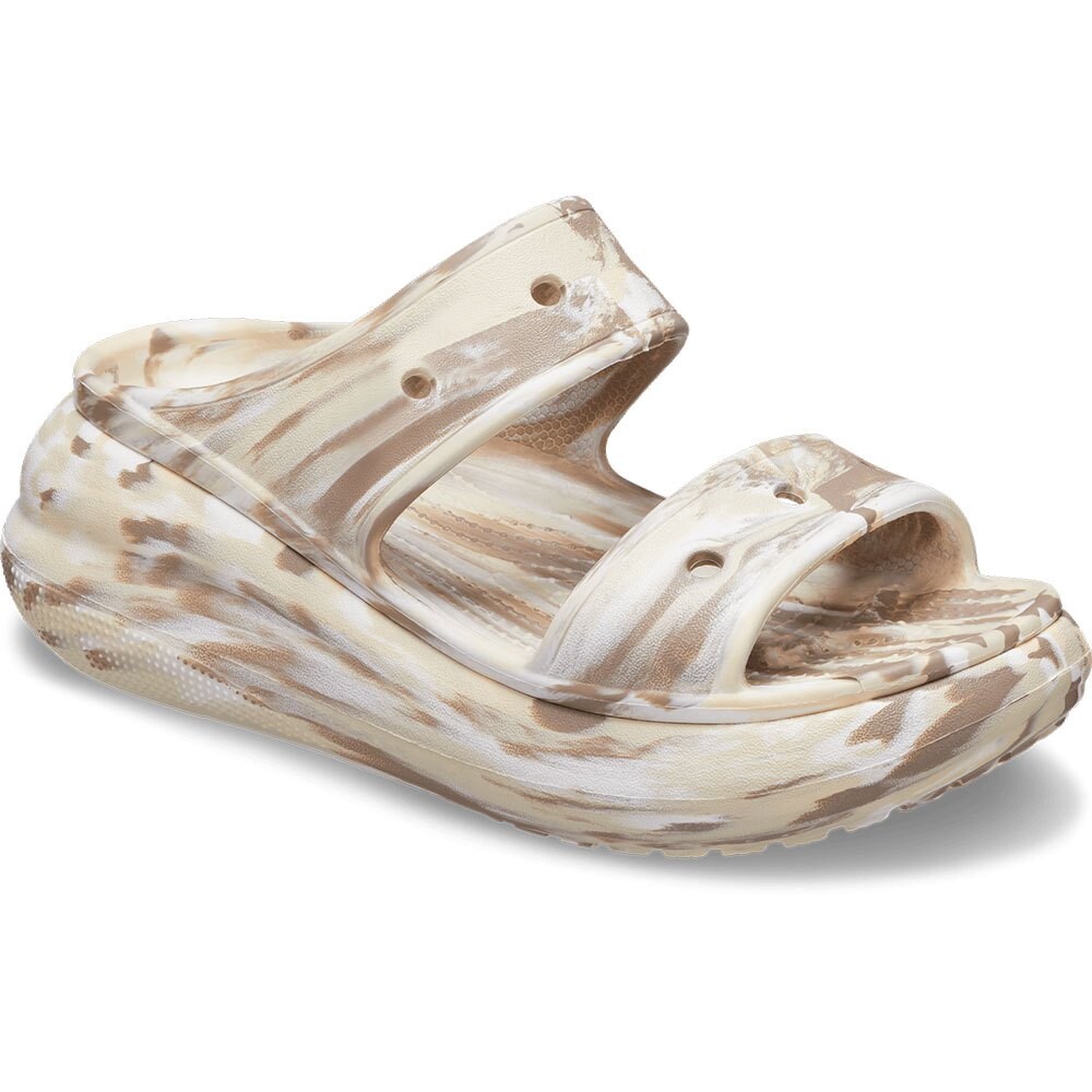 

Сандалии Crocs Classic Crush Marbled, бежевый