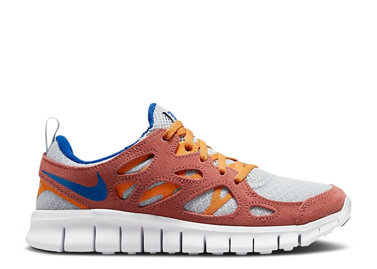 

Кроссовки Nike Free Run 2 Gs 'Aura University Gold Canyon Rust', серый