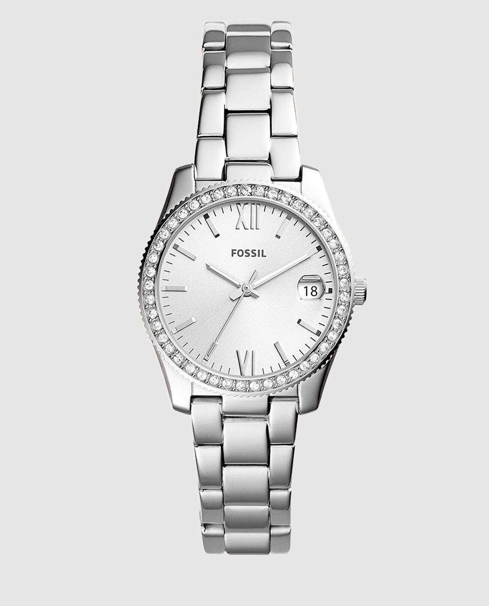 Fossil Scarlette ES4317 Женские часы из нержавеющей стали Fossil, серебро