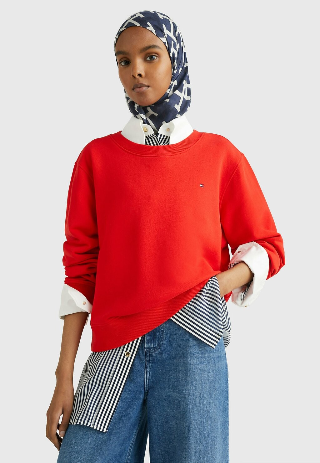 

Толстовка с капюшоном Tommy Hilfiger, мультиколор
