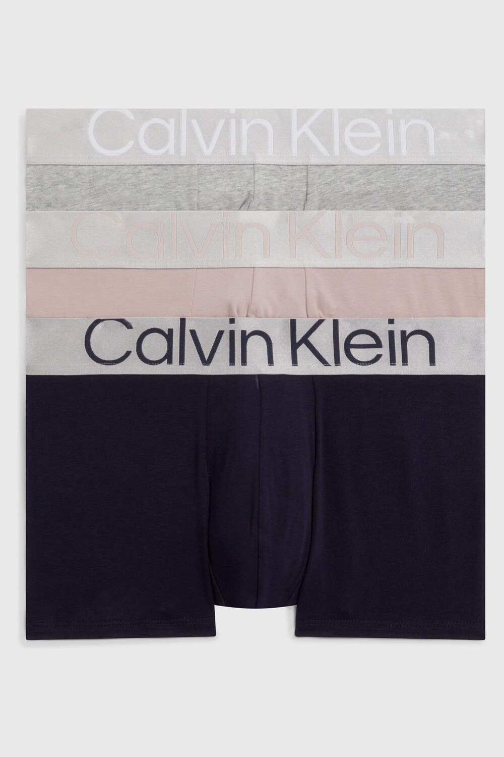 

Комплект из 3 пар боксеров из стального хлопка Calvin Klein, серый