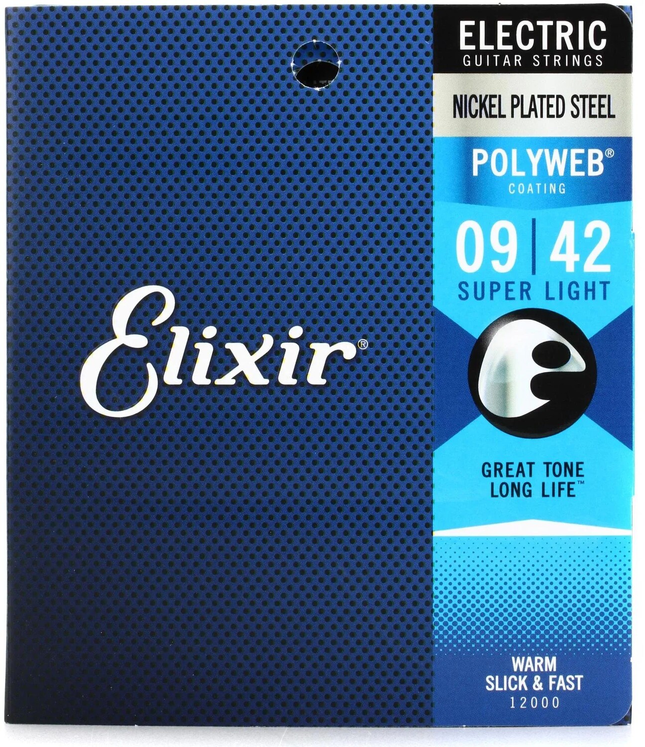 

Струны для электрогитары Elixir Strings 12000 Polyweb — .009-.042 Super Light