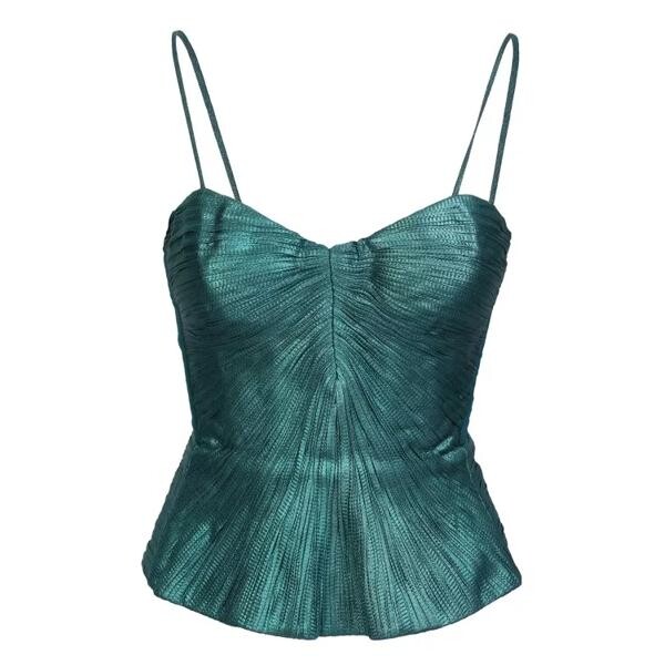 

Футболка anita teal top Maria Lucia Hohan, синий