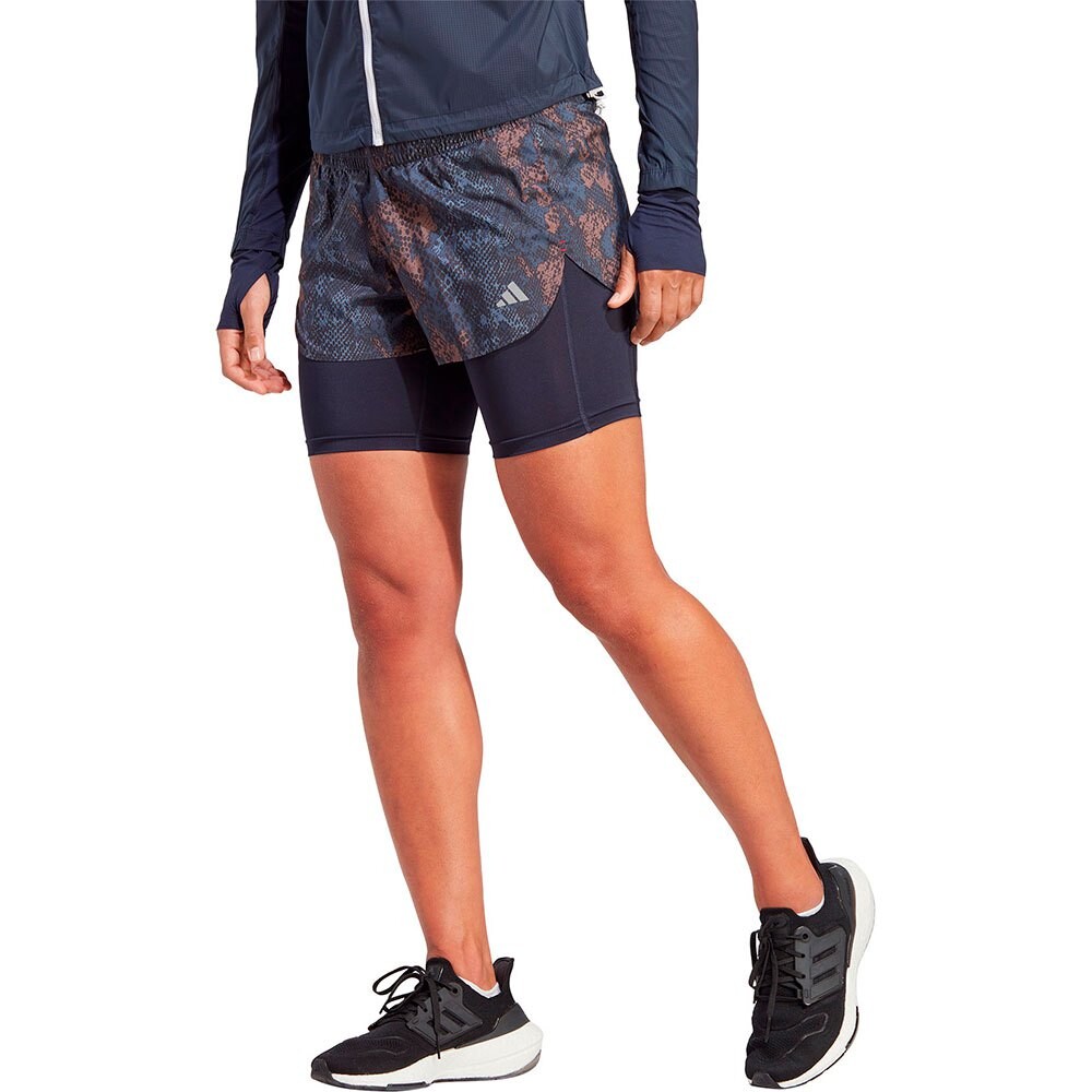 

Шорты adidas Fast 2 In 1 Aop, синий