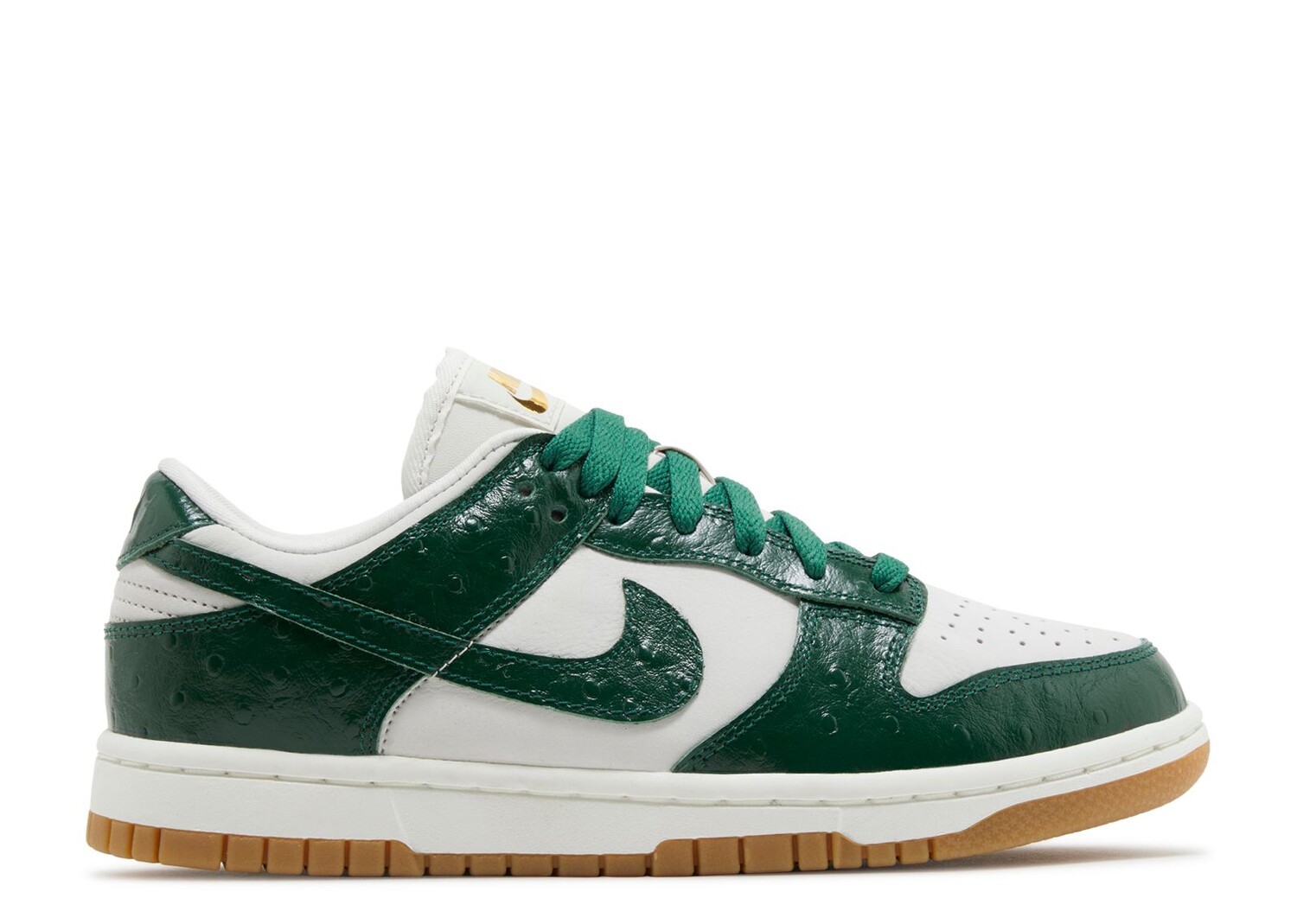 Кроссовки Nike Wmns Dunk Low Lx 'Gorge Green Ostrich', зеленый кроссовки nike wmns dunk low satin green зеленый