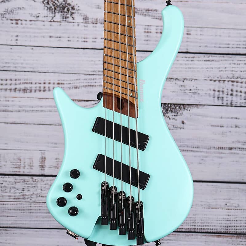 Басс гитара Ibanez EHB1005MSL Bass Guitar | Left Handed | Sea Foam Green Matte басс гитара ibanez ehb1005msl sfm sea foam green matte left handed 5 string electric bass guitar w gig bag