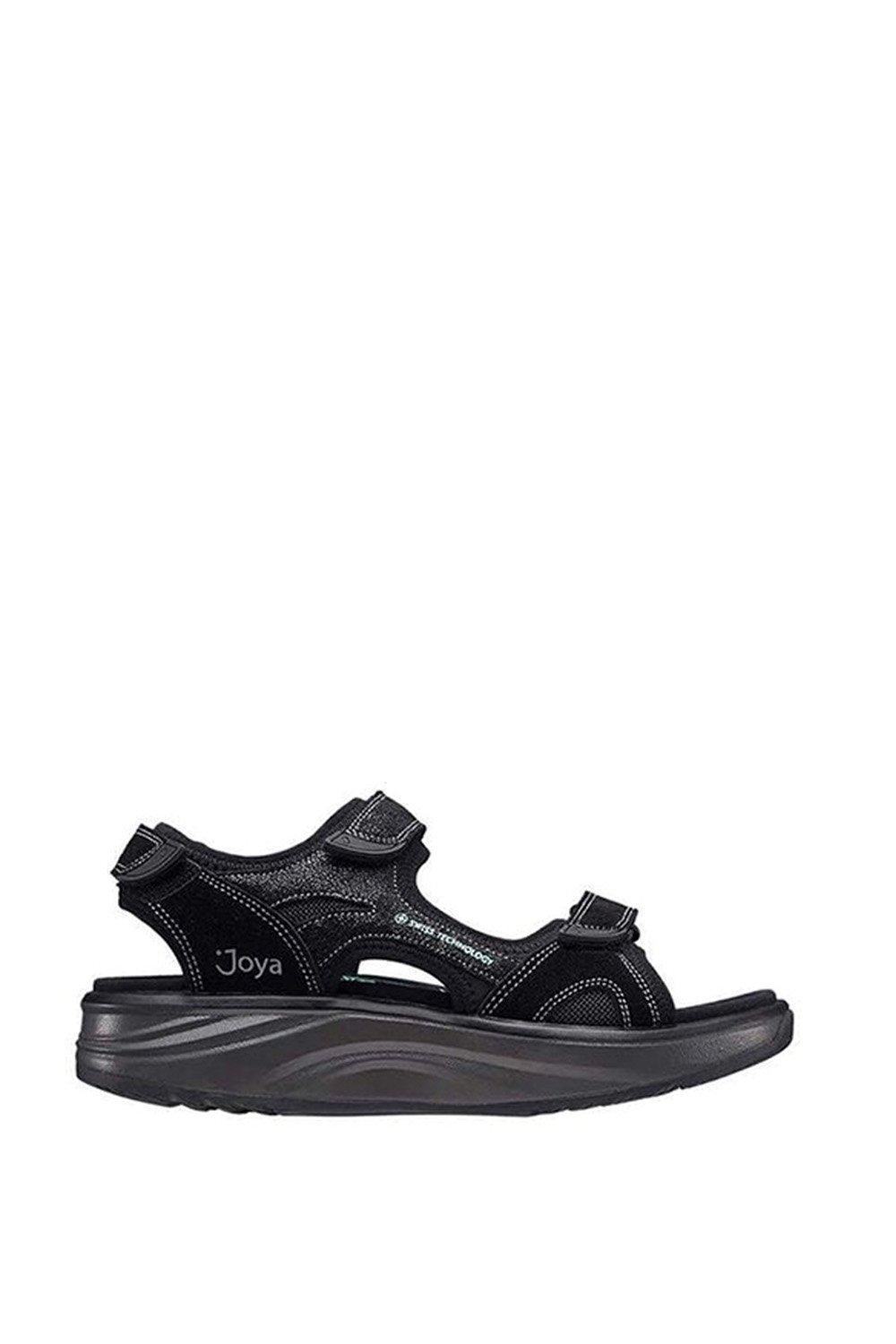 Женские сандалии широкого кроя Komodo в спортивном стиле с тройной застежкой-липучкой Joya, черный