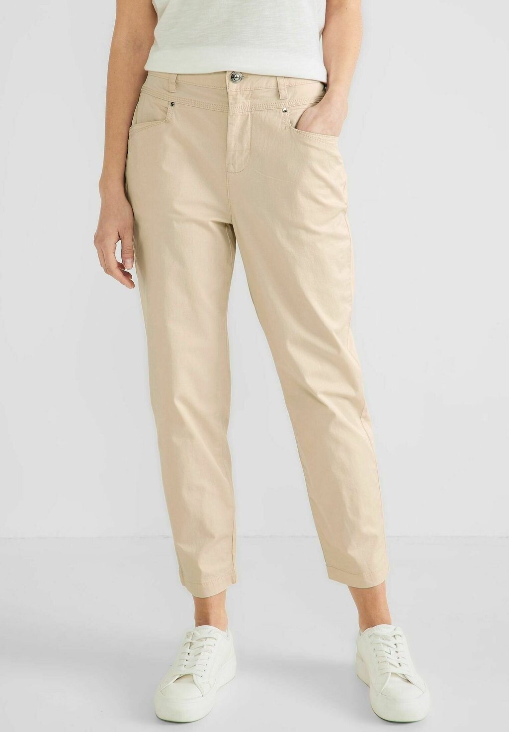 

Брюки PAPERTOUCH CASUAL FIT Street One, цвет beige