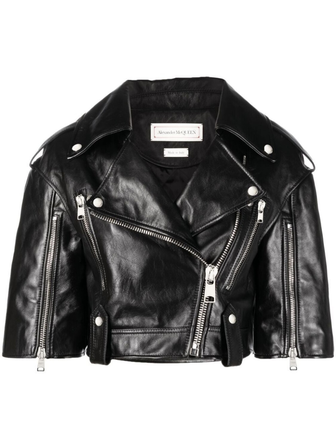 

Alexander McQueen байкерская куртка на молнии, черный